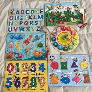Kids Wood Puzzle Bundle